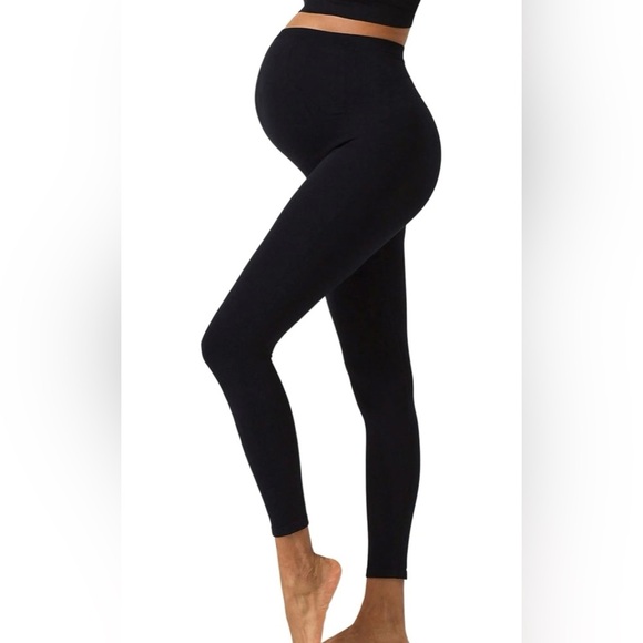 Nothing Fits But Pants - NOTHING FITS BUT Women’s Classic Seamless Maternity Leggings, Belly Support Pant